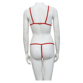 Semi Transparent Bridal Bra Panty Set